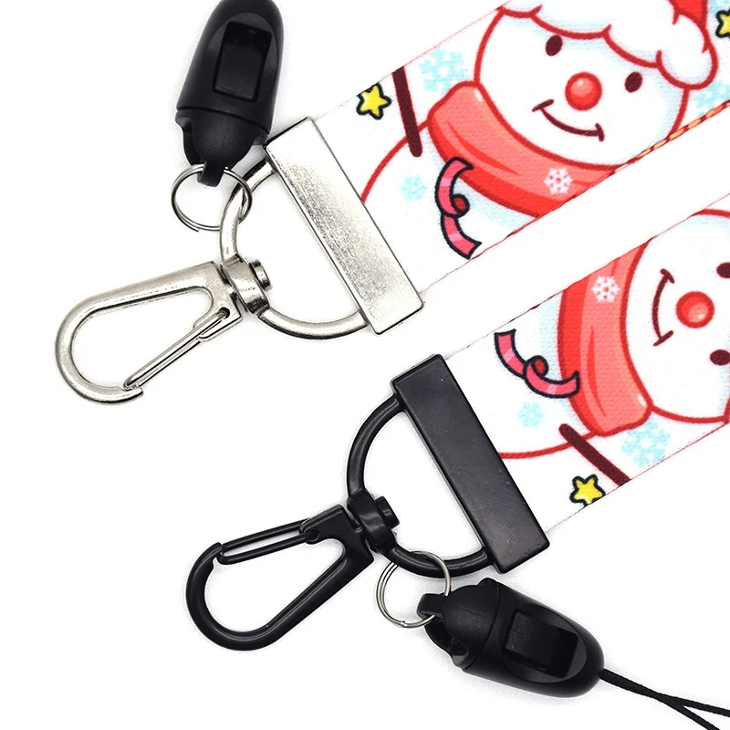 

Christmas Neck Lanyard Strap Cell Phone Rope KeyChain New Neck Straps For iphone USB Badge Holder DIY Hang Rope Lanyards