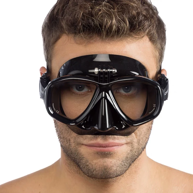 Экшн-маска для подводного плавания Cressi с креплением камеры Go Pro закаленное стекло