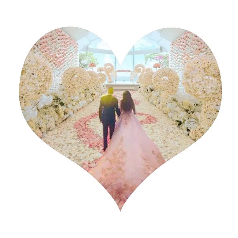 Романтические искусственные лепестки роз свадебные украшения аксессуары