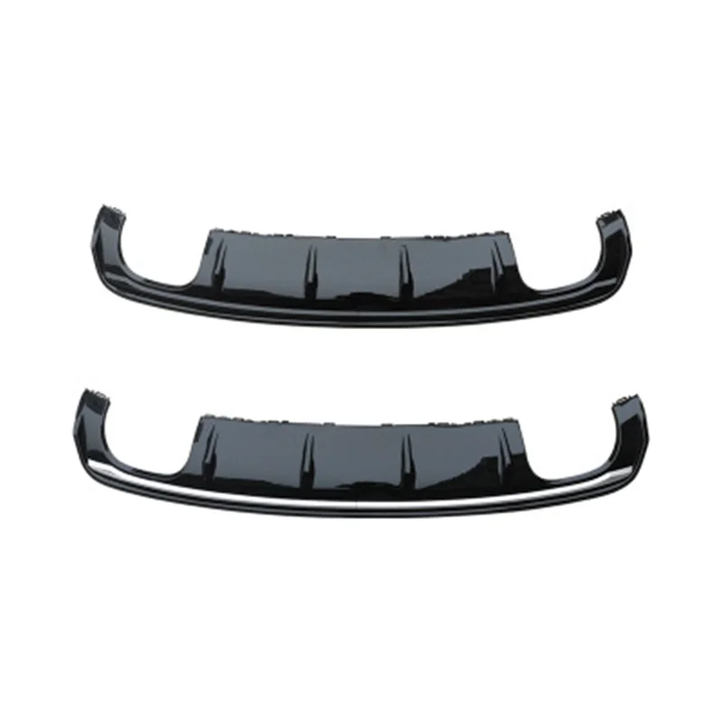 Глянцевый черный Автомобильный диффузор для губ заднего бампера Audi A3 2014 2015 2016