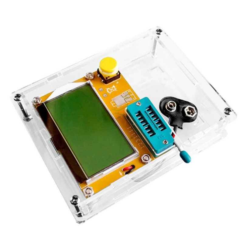 Transparent Acrylic Case Shell Box For LCR-T4 ESR Transistor Tester Capacitance | Инструменты