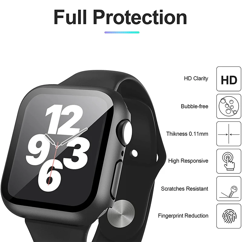 Защитное стекло для Apple Watch Series 7 6 5 4 SE 2020 41 мм 45 44 40 | Наручные часы