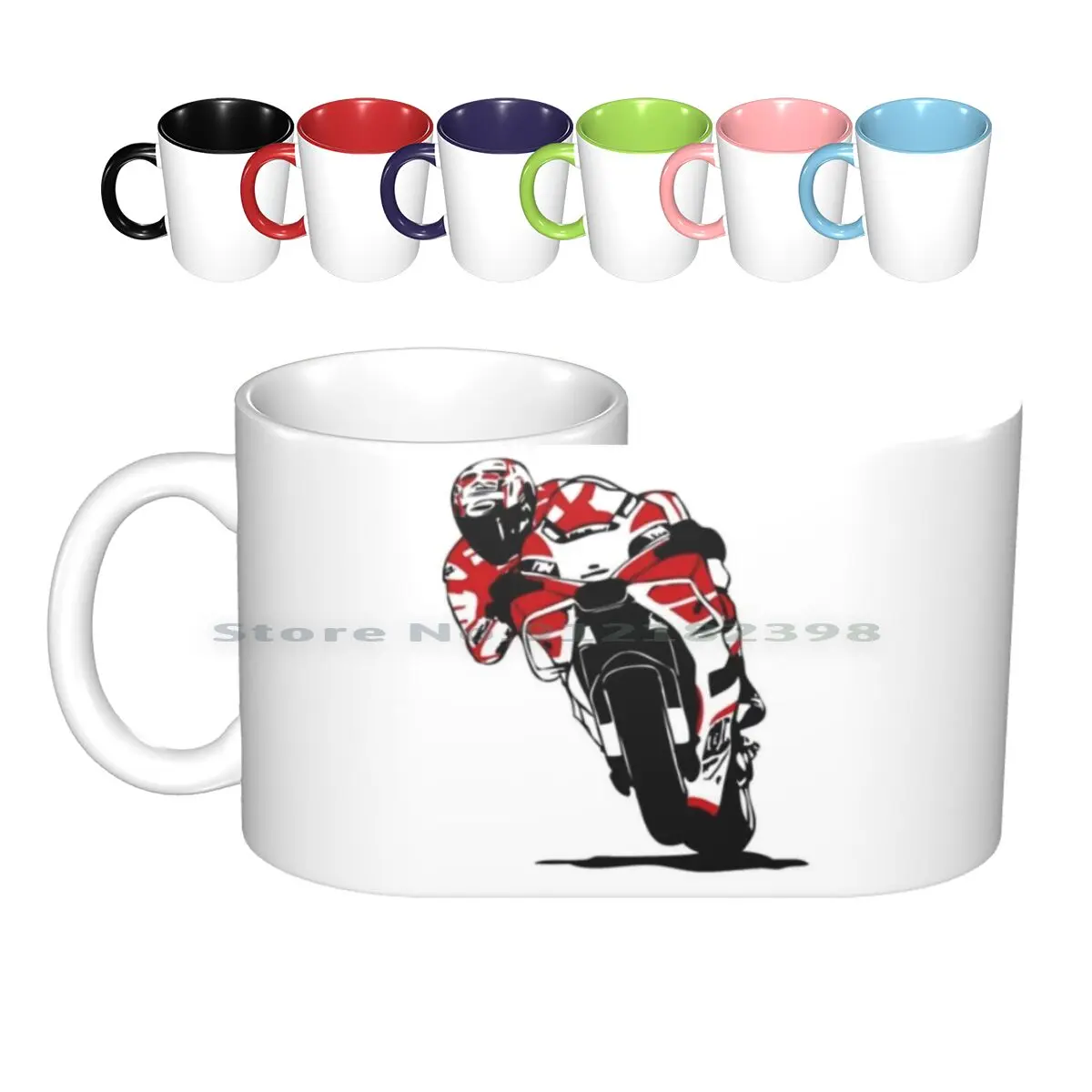 

Superbike-Moto-Gp-Motorcycle Racer Ceramic Mugs Coffee Cups Milk Tea Mug Superbike Motorcycle Racer Race Racing Bike Biker
