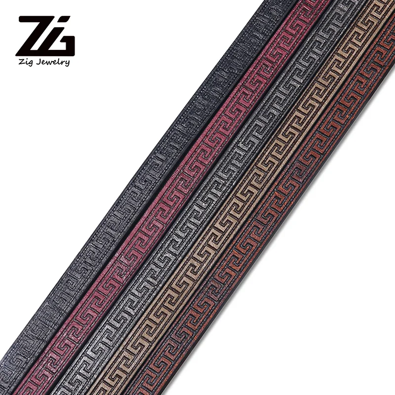 

ZG 10mm leather rope DIY bracelet making leather rope jewelry found handmade for decoration