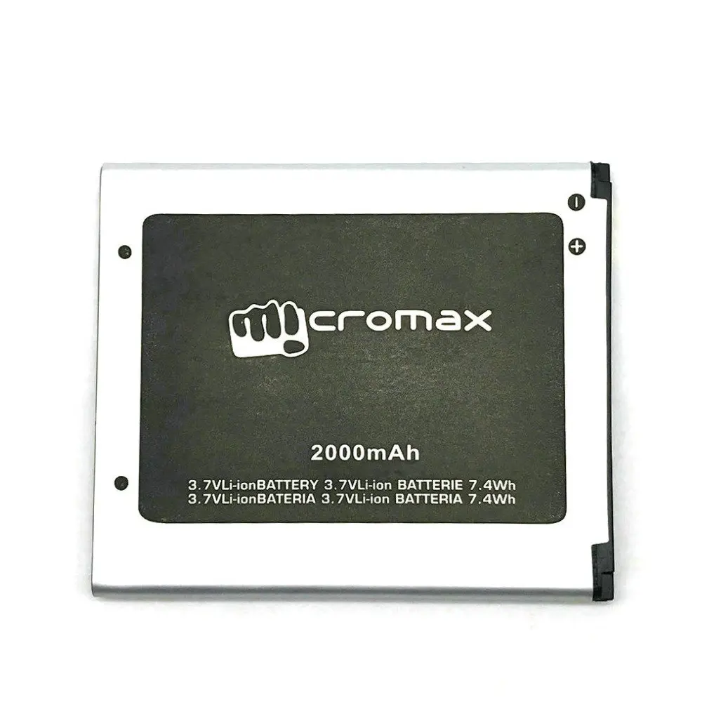 2000 мА/ч высокое качество micromax s9111 Батарея Для A92 A106 A114 A115 A116 A117 A210 S9101 Q340 Q338