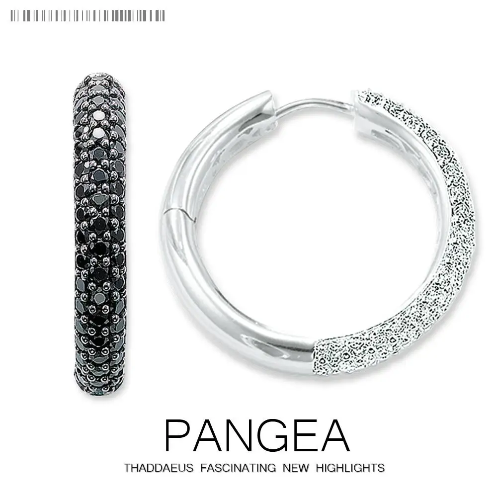 Серьги-кольца с петлями в креольском стиле модные украшения европейском для