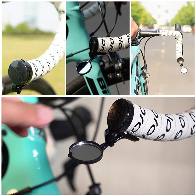 

Hot sale Adjustable Bicycle Handlebar Plug Rear View Mirror Bike Rear View Mirror Road Mountain Bike Cycling Bicycle Accessories