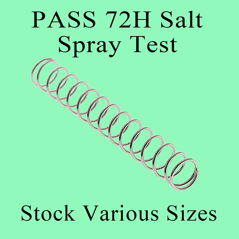 

50PCS Stainless Steel Compression Spring Wire Diameter 0.3mm Return Spring 304 SUS Compressed Spring FUMAO