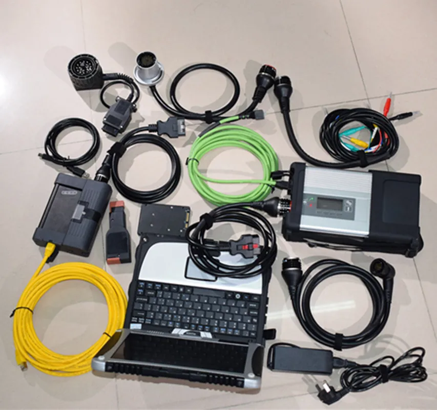 Супер 2 в 1 mb star c5 и для bmw icom A2 с программным обеспечением 2021 06 hdd SSD ТБ установленный