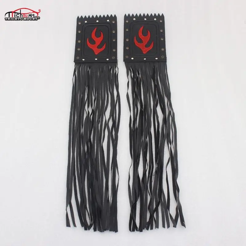 В байкерском стиле с бахромой кисточками ручки рычага кожаный чехол для Harley