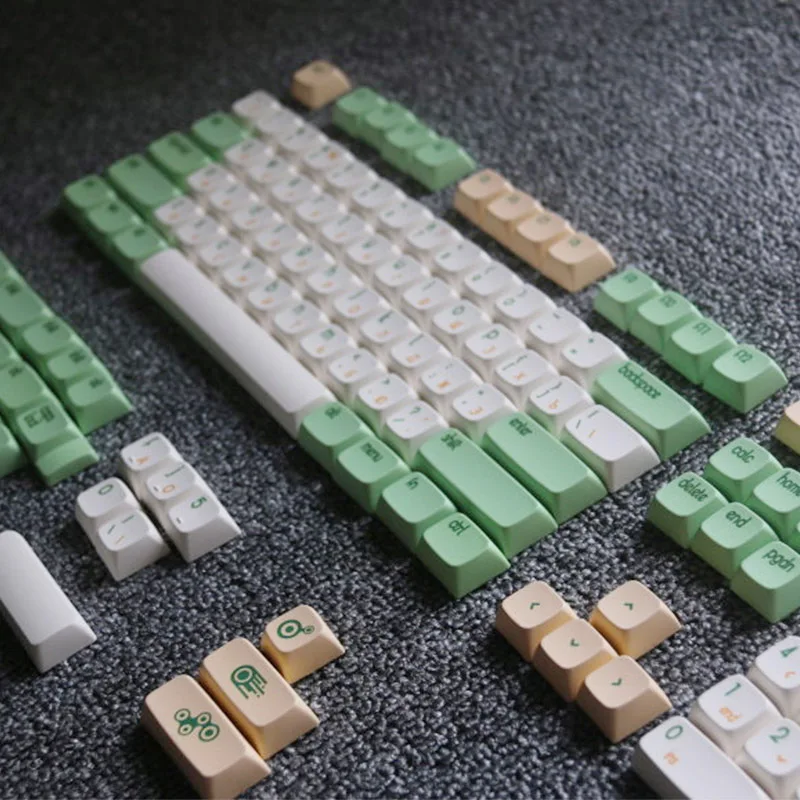 

1 set XDA profile key cap for MX switches PBT dye sublimation mechanical keyboard keycap for Cherry Filco IKBC Russian keycaps