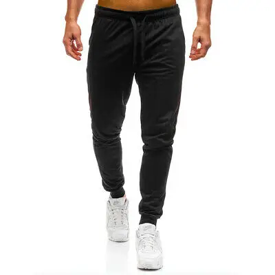 

Mens Slim Fit Tracksuit Sport Gym Skinny Jogging Joggers Sweat Pants Trousers