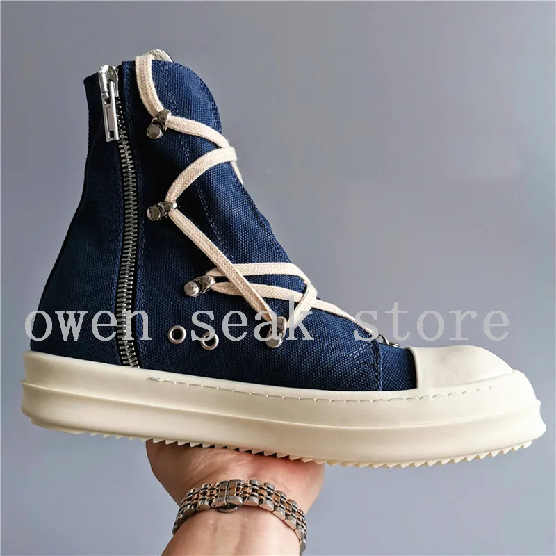 19ss Owen Seak повседневная мужская обувь из холстины с высоким берцем роскошные
