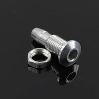 new aluminum water outlets thread with o ring screws for large rc boat m8