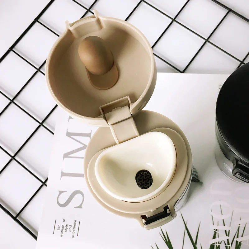 Новая кофейная чашка из нержавеющей стали 304 вакуумная фляжка Студенческая для