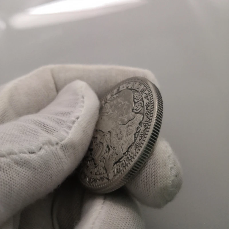 Коллекция Американских Монет Хобо с черепом 1888 копия американских монет