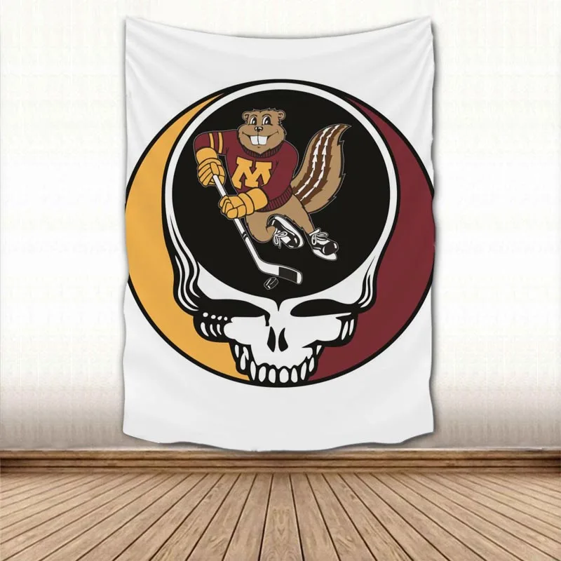 Beautiful Grateful Dead Skull Tapestry Wall Hanging Wall Fabric Tapestry Art Home Decoration Sleeping Pad Wall Carpet Dorm Decor images - 6