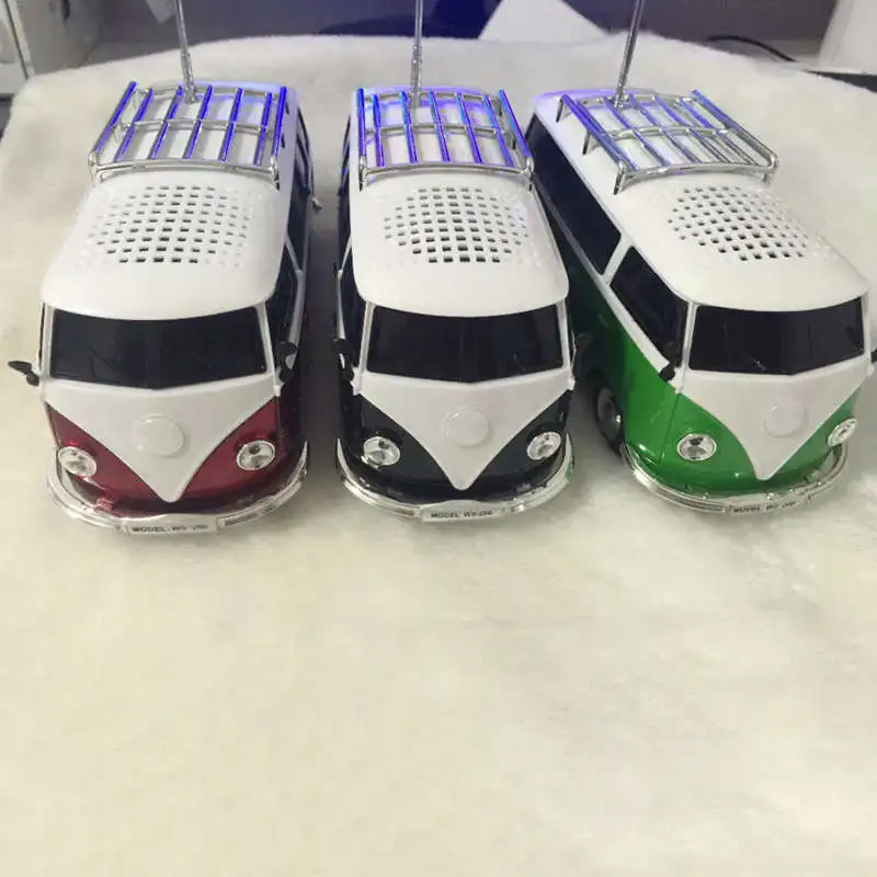 Цветная мини-Колонка Bluetooth в форме автомобиля мини-автобусная колонка с