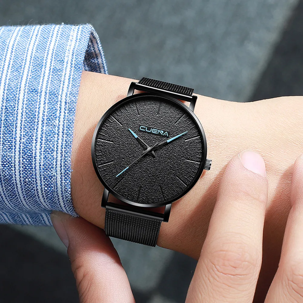 Модные часы из нержавеющей стали для женщин и мужчин повседневные элегантный