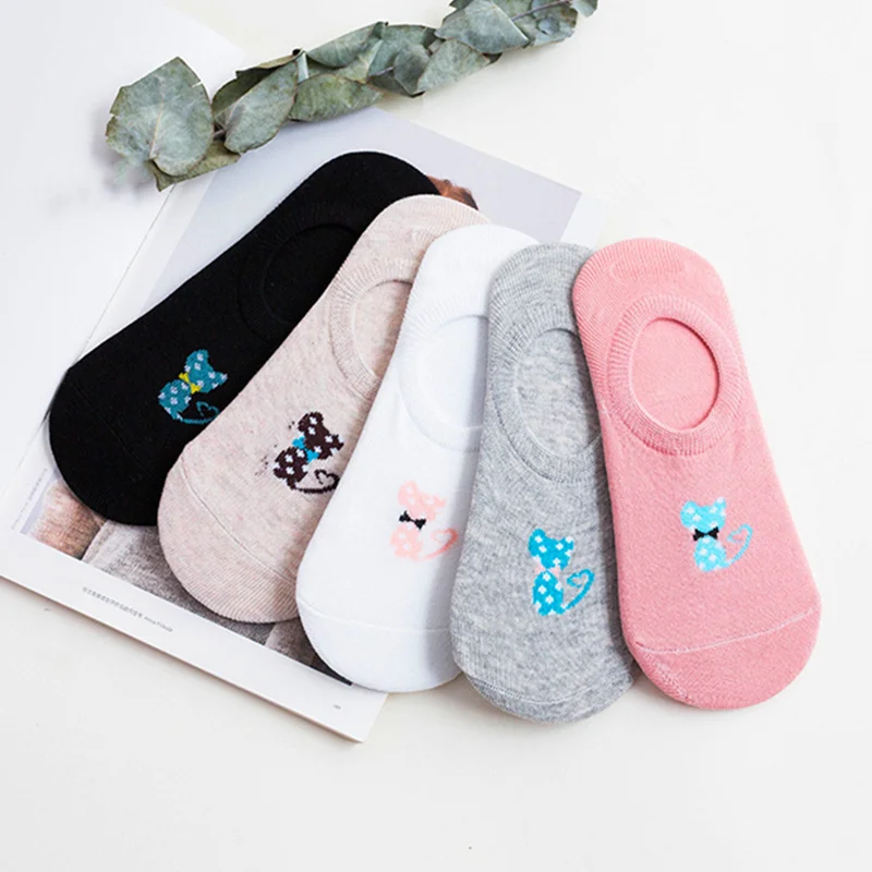 

5Pairs New Arrival Women Socks Set Funny Fruits Comfortable Cute Happy Breathable Anti-friction Cotton Autumn Socks 35-40