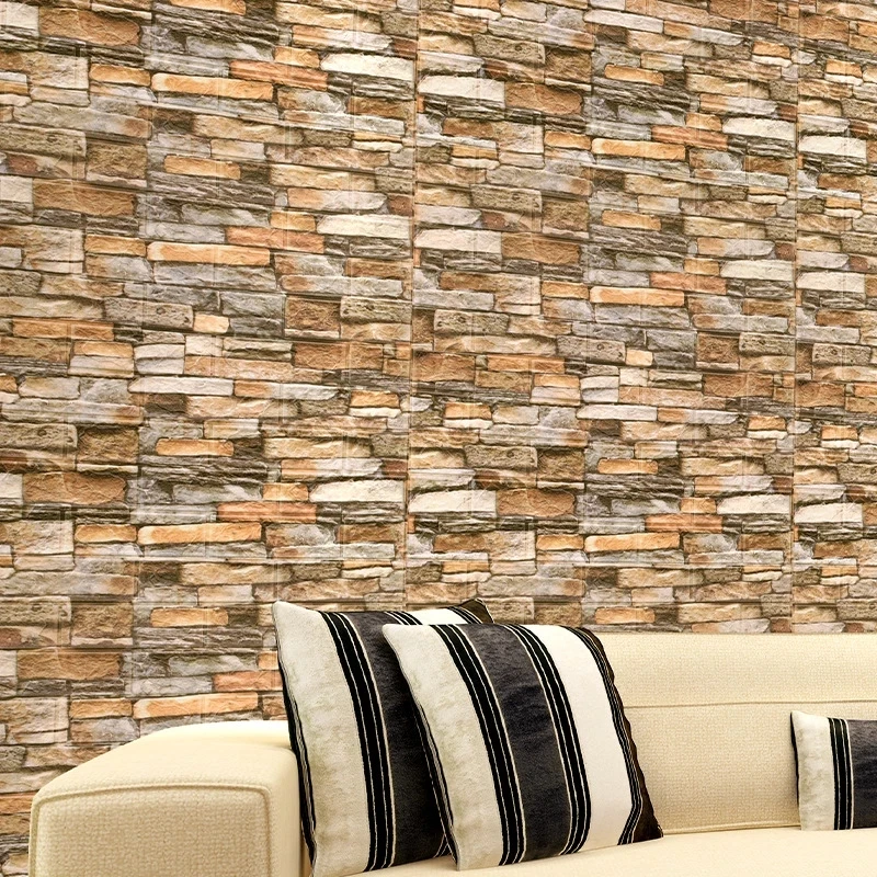 10pcs 3d wall stickers self adhesive panels foam home luxury decor diy wallpaper living room bathroom background marble sticker free global shipping