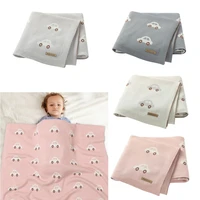 baby blanket knitted newborn swaddle wrap super soft toddler infant bedding quilt for bed sofa basket stroller blankets