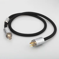 hi end viborg 16pcs multplex copper us hifi audiophile ac power cable with pure copper gold plated power plug