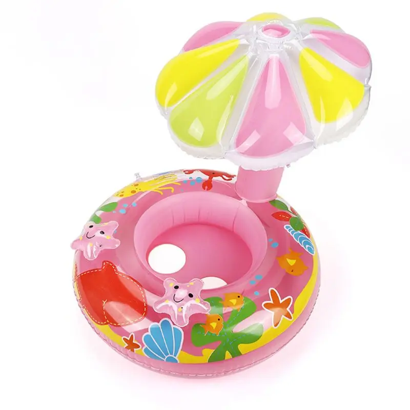 

Baby Floats Swim Mushroom Seat Ring Summer Out Pool Toy Thicken Swimming Tube Float Activity Water Playing Entertainment