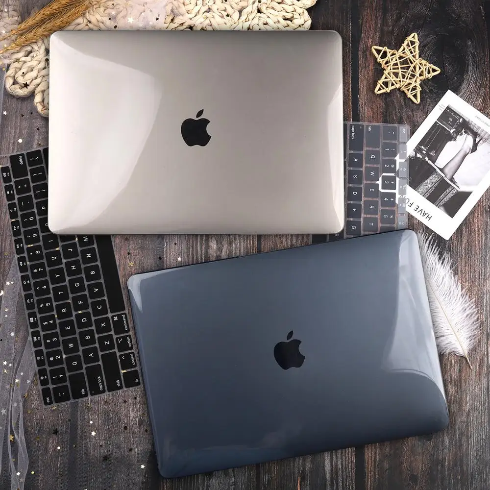 Прозрачный жесткий чехол для Macbook Air Pro Retina 11 12 13 15 16 нового дюймов 2020 A2338 A2337 M1