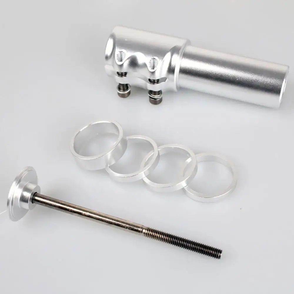 Удлинитель для руля велосипеда 124 мм черный велосипедный адаптер прочная часть