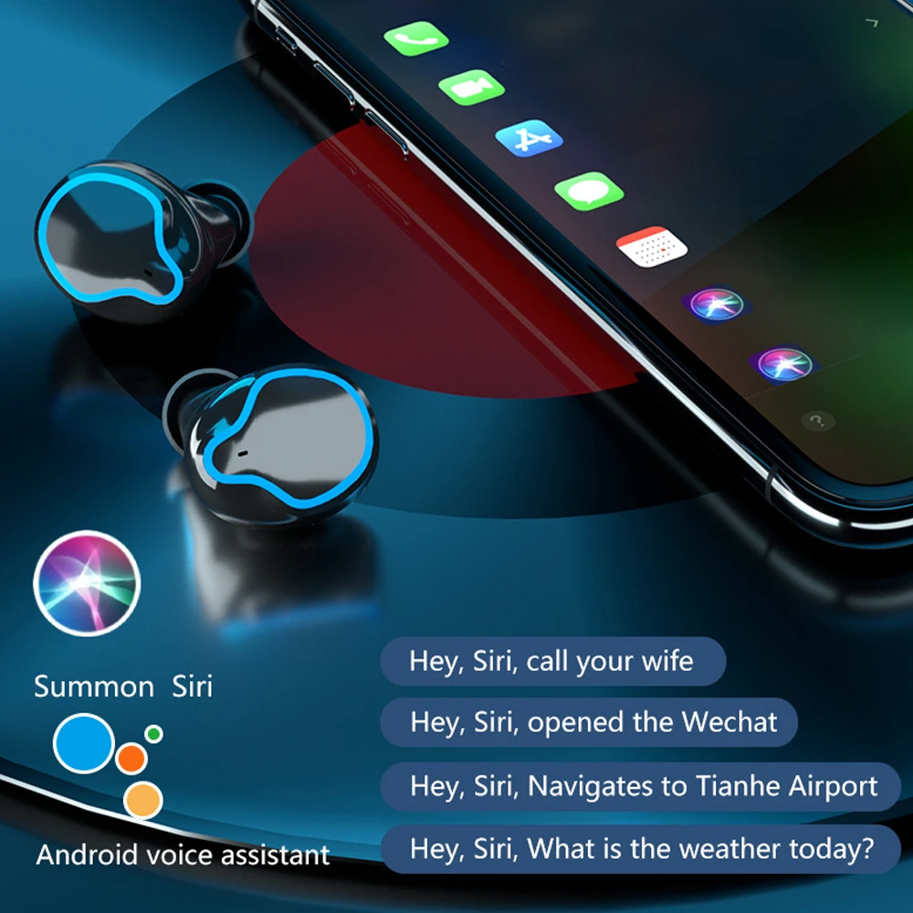 Новинка беспроводные наушники Bluetooth 5 1 TWS Спортивная мини гарнитура для бега