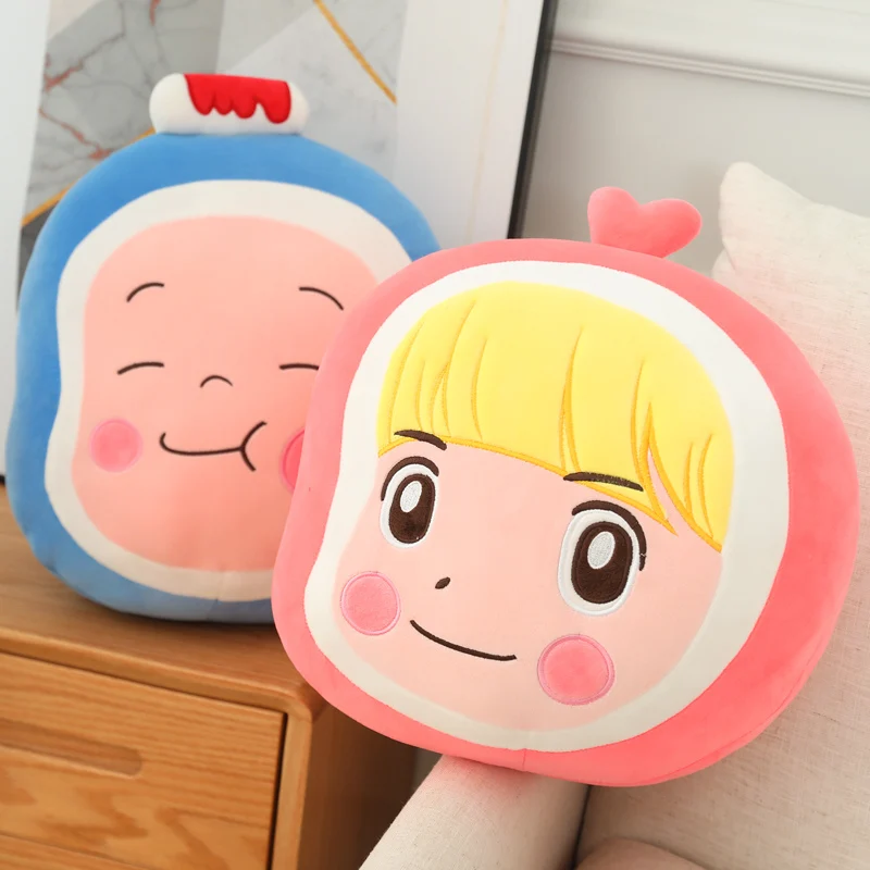 40cm Yumi's Cells Pillow Korean TV Series Anime Plush Toy Boy Girl Cell Cushion Hug Gifts For Fans High Quality Pink Blue - купить по