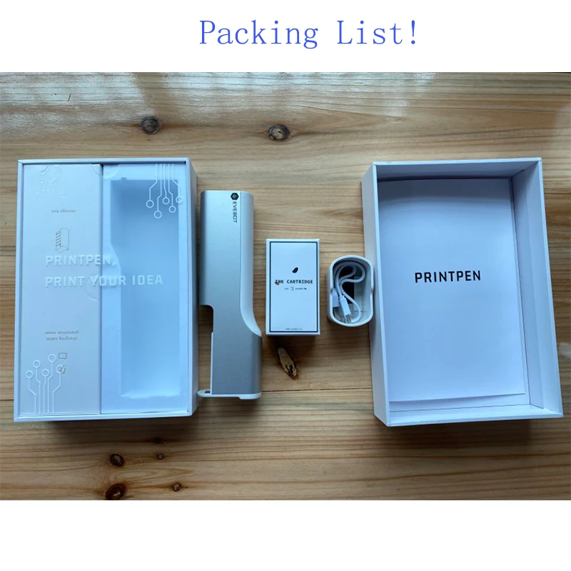 

Evebot Portable Printpen mini prrinter inkjet pen portable handheld printers small color DIY printing for Android/IOS #R20