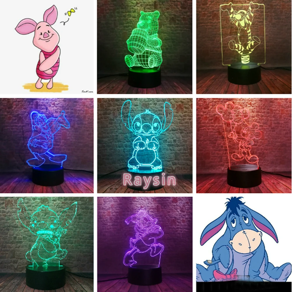 Мультяшный медовый желтый МИШКА Eeyore Hoo прыгающий тиггер для девочек розовый
