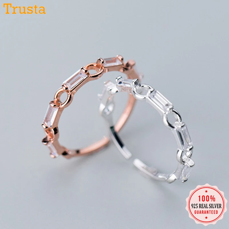 Женское кольцо из серебра 925 пробы с фианитом|Кольца| |