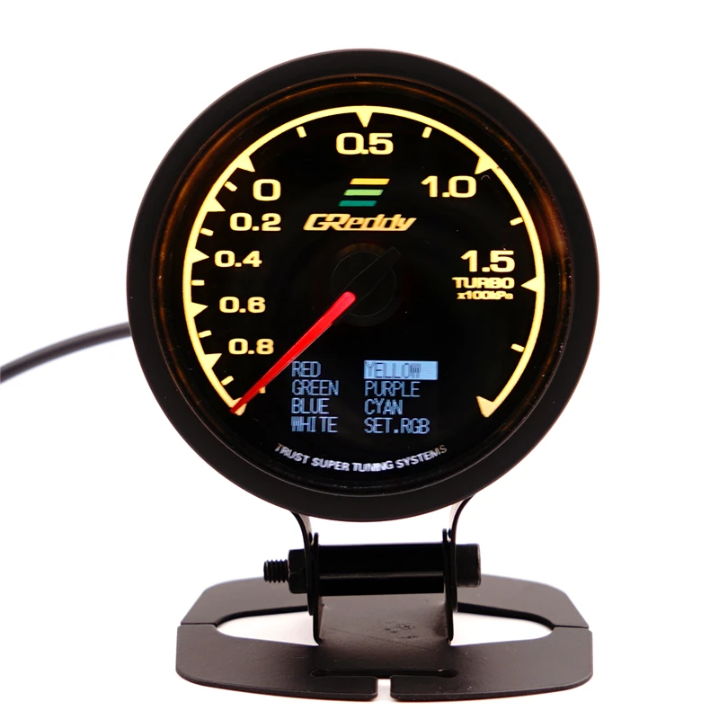 Гоночный манометр GReddi Multi D/A ЖК цифровой дисплей Turbo Boost автомобильный
