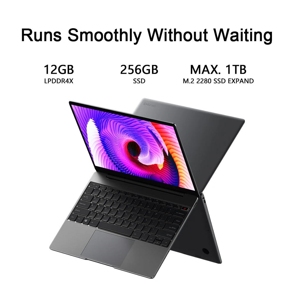 Ноутбук CHUWI GemiBook 13 дюймов 2K IPS LPDDR4X 12 + 256 Гб SSD Intel Celeron Windows 10|Ноутбуки| |