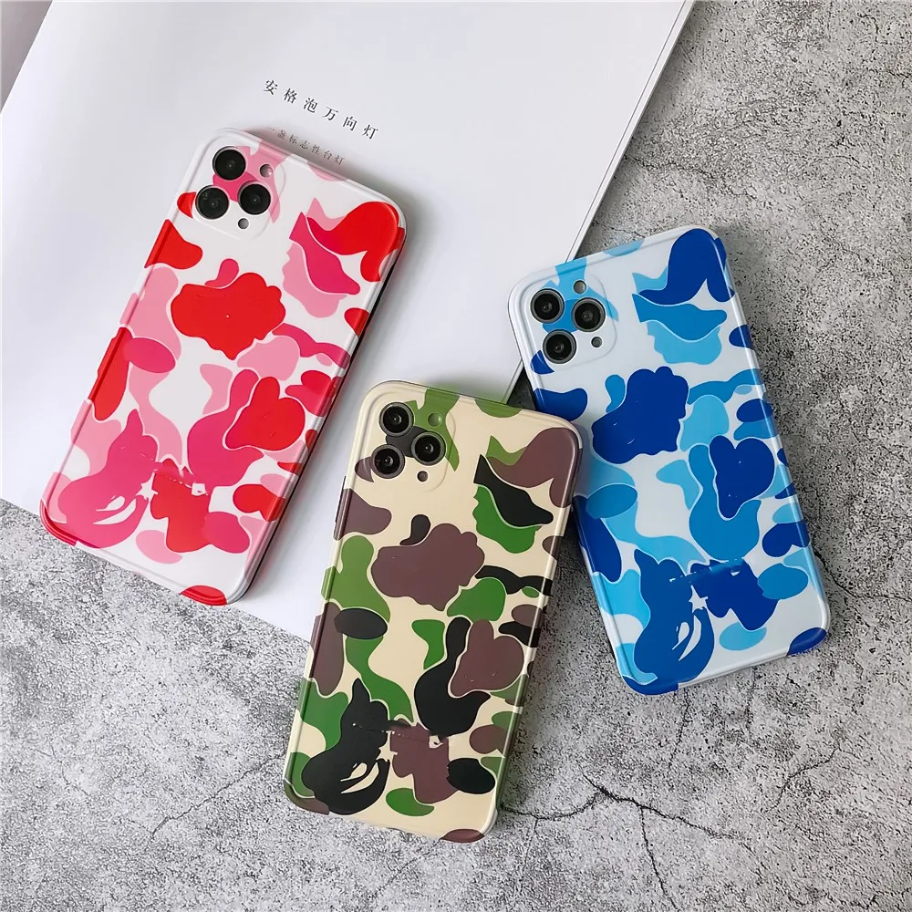 

Camo Apes Soft Phone Case for IPhone 11 12 Pro Max Mini 7 8 Plus XR X XS MAX Se Silicone Cover Japan Fashion Street Fundas Capa