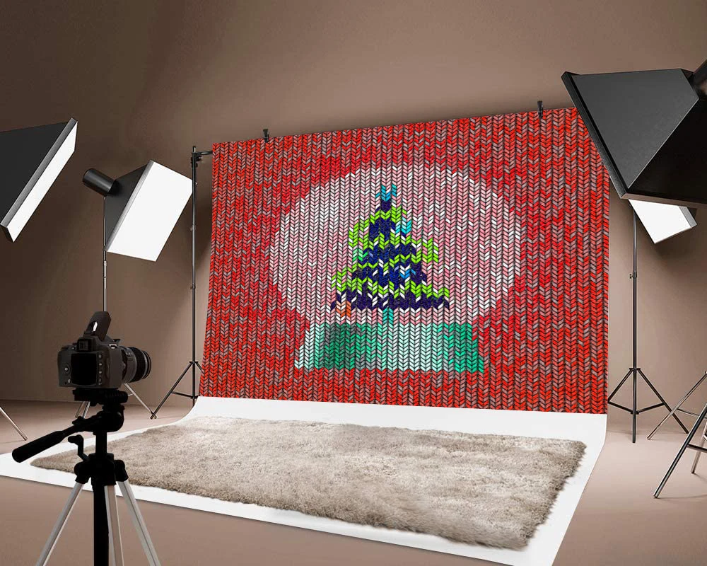 

Фотография Санта Клаус Печатный Счастливого Рождества тонкий Виниловый фон 3D цифровой печатный Фотофон