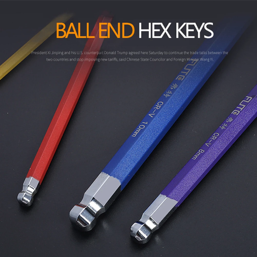 Набор ключей Allens шестигранный ключ отверток из хромованадиевой стали