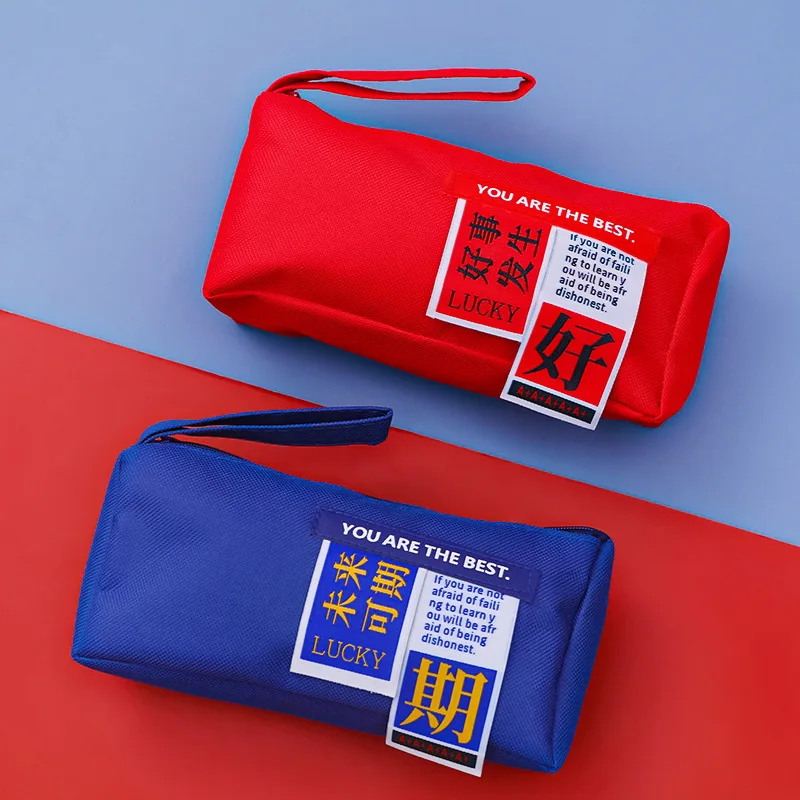 

Large-capacity Pencil Cases for School Supplies Organizer Pencil Case for Girls Boys Korean Kawaii Stationery Bag Pencilcase