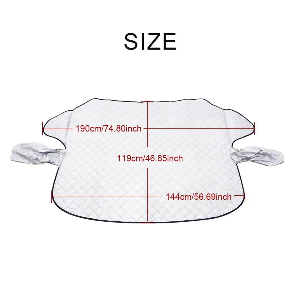 Чехол для лобового стекла автомобиля защита от снега льда солнца пыли