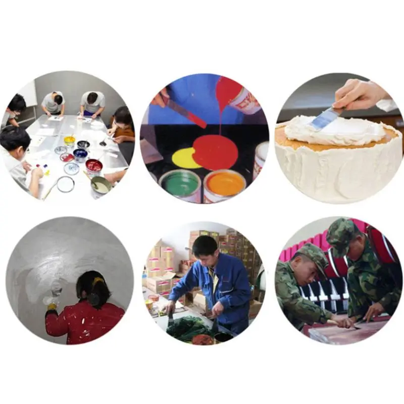 

Stainless Steel Inking Paint Glue Mixing Knife Draw Spatula Scrape Texture Scraper