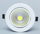 10X светодиодный светильник с регулируемой яркостью COB Потолочный Точечный светильник 5 Вт 7 Вт 9 Вт 12 Вт AC85-265V потолочный встраиваемый светильник ing Внутреннее освещение светильник ing