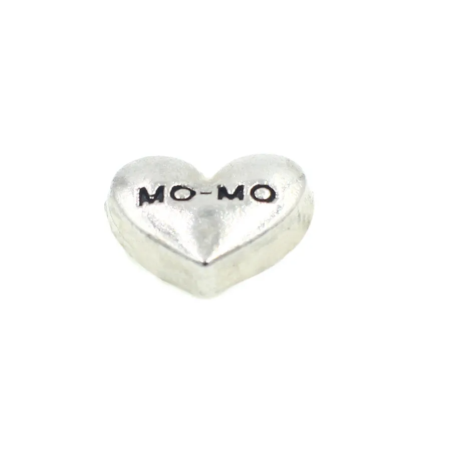 FC1549 mo-mo 10 шт./лот несколько вариантов Dream Love Mom hearts плавающий медальон шармы на память для жизни медальон памяти как подарок - Цвет: FC1549 mo-mo