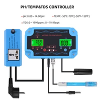 ph controller 3 in 1 tds temperature meter monitor aquarium hydroponics drink water quality analyzer acidimeter ppm temp tester