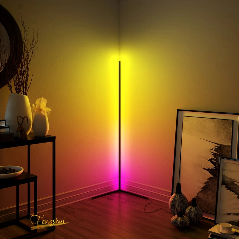 

Z30 RGB LED Floor lamp Bedroom Bedside Decoration Floor Light Living Rom Art Decor Indoor Atmospheric Standing Stand Lighting