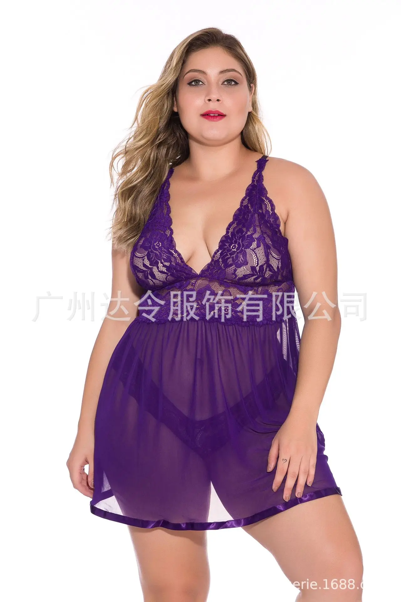 

Express Foreign Trade Source: Amazon fashion style lingerie Plus Size fun pajamas women's wea