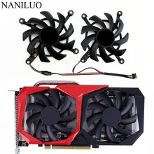 2PCS/lot 4Pin GeForce  GTX 1660Ti 1650 1660 SUPER for COLORFUL  RTX 2060 2060SUPER Replace Graphics Card Cooling Fan