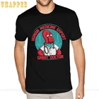 Мужская футболка с коротким рукавом и круглым вырезом, с принтом эксперта по медицине